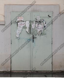 Photo Texture of Doors Double Metal